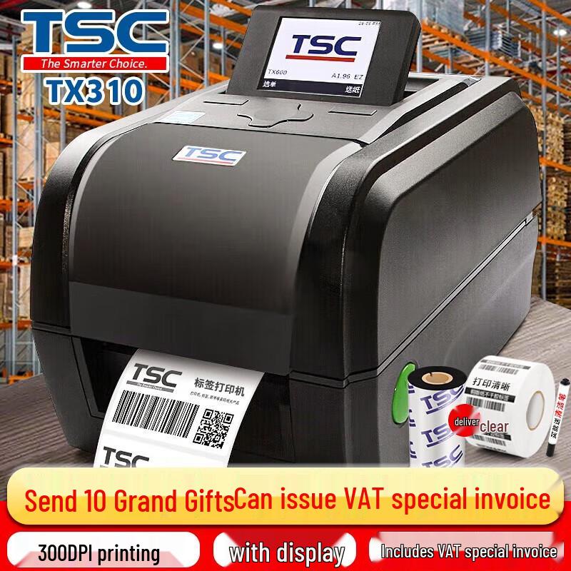 TSC TX310 Industrial Thermal Transfer Label Printer