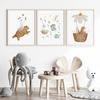 Cartoon Animal Print Canvas Posters Children's Room Home Decoration Living Room Mural Wall Painting Nursery Decoration Poster