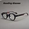 Vintage Reading Glasses Men Small Round Magnifing Lens Man Eyepiece Plus Presbyopia Glasses 0+1+1.5+2.0+2.5+3.0+3.5+4.0