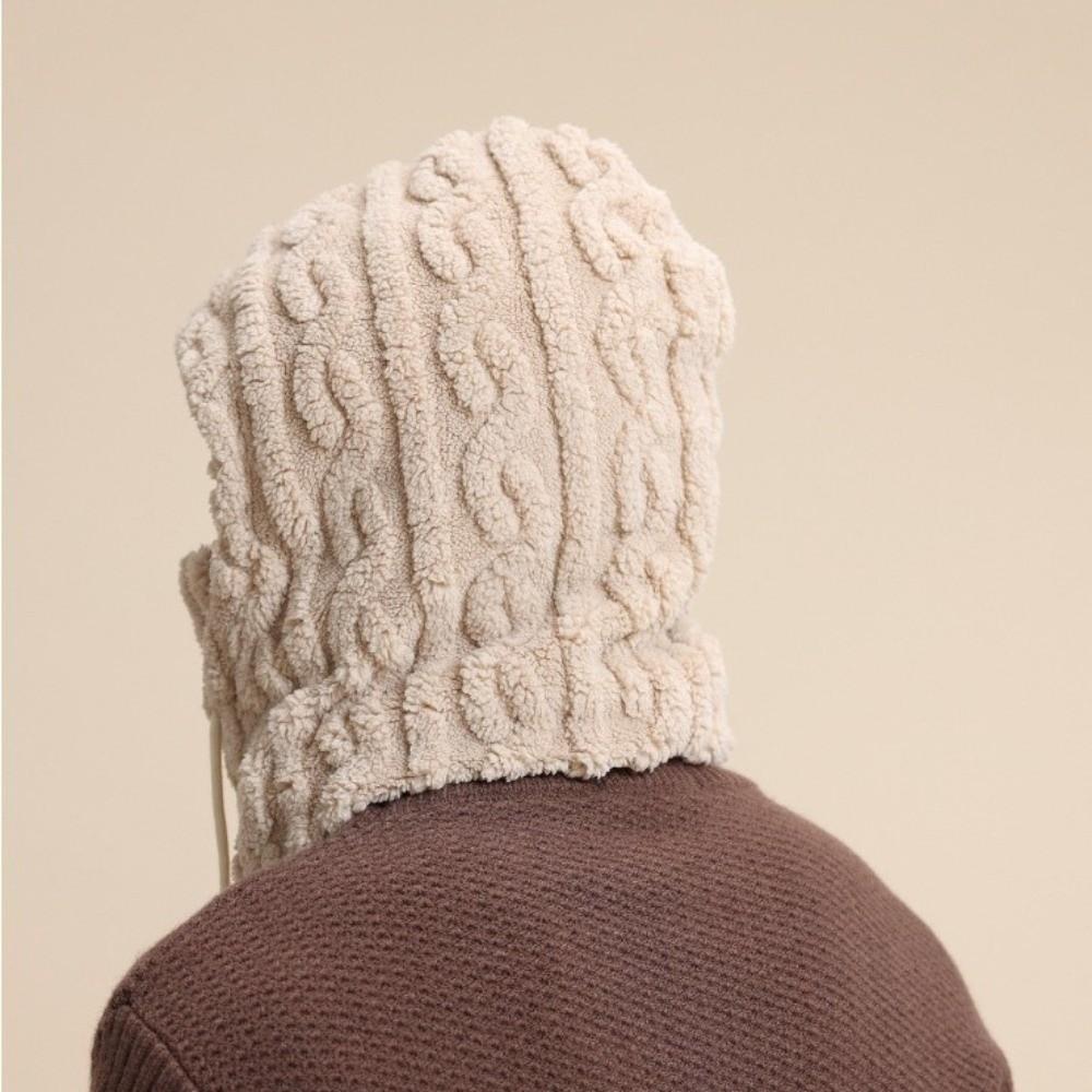 Windproof Scarf Mask Integrated Hat Warm Hooded Hat New Neck Warmer  Autumn and Winter