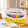 Set de Marcadores de Pintura 3D Hinchable, 12 Colores Marcadores de Pintura Expandible para Tela para Camisetas Suministros de Bricolaje para Niños
