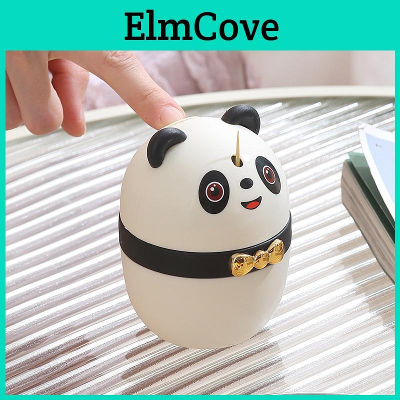 Dispenser Large Bamboo Portable Toothpick Toothpick Organizer Automatic Pressing Toothpick Holder Storage Organizer Home Tool