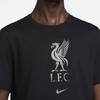Nike Liverpool FC Graphic Print Crew Neck Casual Short Sleeve T-Shirt Men Tops Black DM3482-013