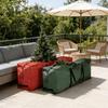 Waterproof Large Oxford Cloth Christmas Tree Storage Bag, Dustproof with Red and Green Design