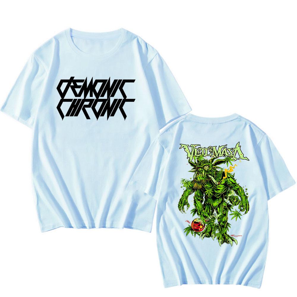 Rock Band VEIL OF MAYA póló Nyári Pamut Unisex Streetwear Grunge Divat Pólók Grafikai Nyomtatás Póló Unisex Pólók