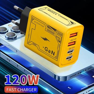 USB Type C Şarj Cihazı 4 Port PD Hızlı Şarj Cep Telefonu Şarj Cihazı Adaptörü iPhone Samsung Xiaomi MI Hızlı Şarj Duvar Şarj Cihazı