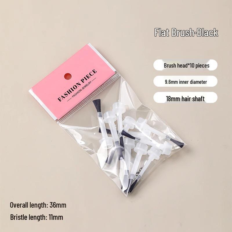 

Кисть для гелевого лака для дизайна ногтей с двумя головками и деревянной ручкой