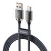 Tuqi PD100W Fast Charging Aluminum Alloy Dual Type-C Braided Data Cable for Huawei, Apple, and other 15 Mobile Phones.