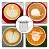 2pcs Stainless Steel 2 Ounce & 3 Ounce Bell Shaped Creamer for Coffee Shop / Restaurant / Bakery with 2 Spoons