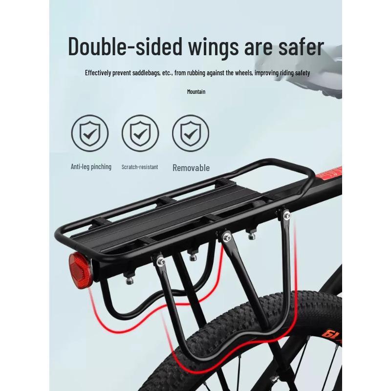 Universal Rear Luggage Rack for Mountain Bikes and Children's Seats