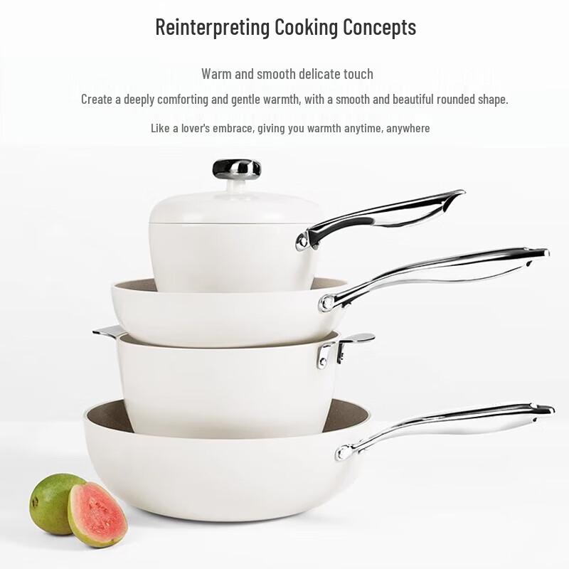 Velosan Pebble Non-Stick Wok Cookware Set VE035