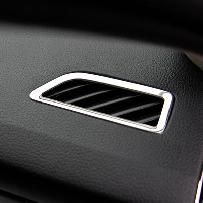 2 pezzi in acciaio inox decorazione per presa d'aria per auto per VW Skoda Octavia A 7 A7 2015+