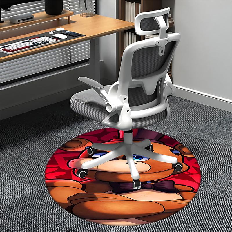 

Freddy Fazbear,Five Nights at Freddy s Chair mat Round Rug Office carpet, Non slip, Suitable for Living Rooms, Bedrooms,Decor1205856a 80cm by 80cm