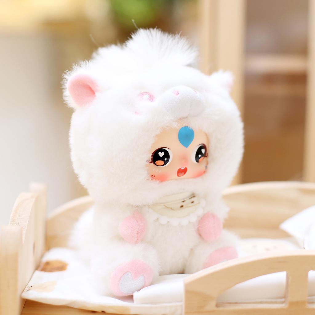 Cute Vinyl Face Doll Year of the Horse Mascot Cute BMW Doll Colored Pony Doll Grab Doll New Year's Gift