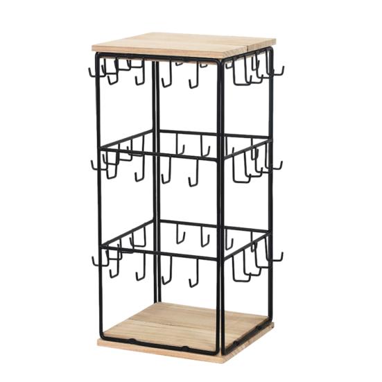 Earring Display Stand with 48 Hooks Earring Display Holder for Vendors 360 Degree All-Round Display Necklaces Bracelets Earring