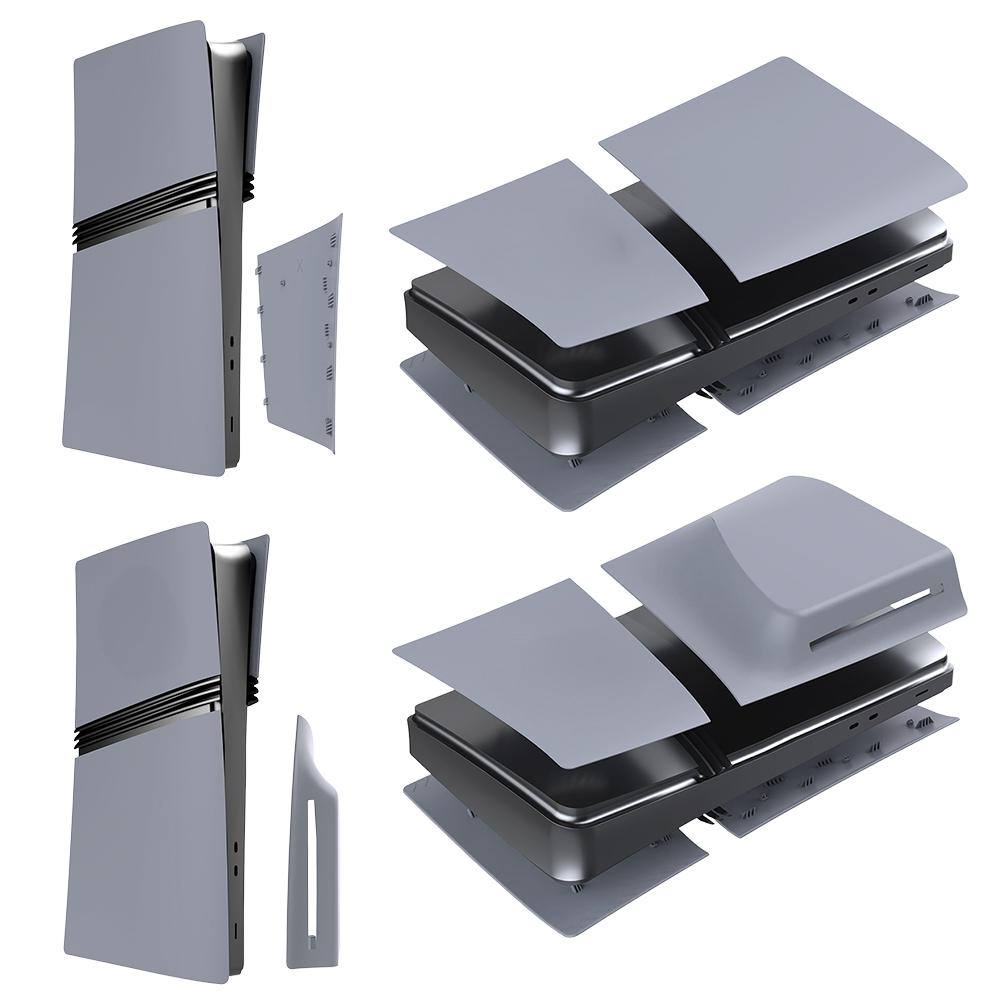 Face Plate Console Cover Anti-Scratch Plastic Hard Shell Side Plate Shell Faceplate Case Cover for PS 5 Pro Disc/Digital Edition