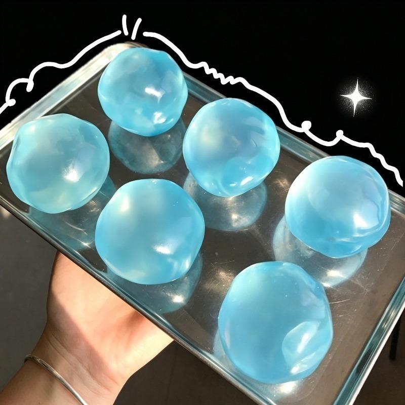 Moldable Stress Ball Coconut Oil Squishy Toys Transparency Maltose Fidget Toy Funny Anti-Stress Sensory Toy For Adults Gifts