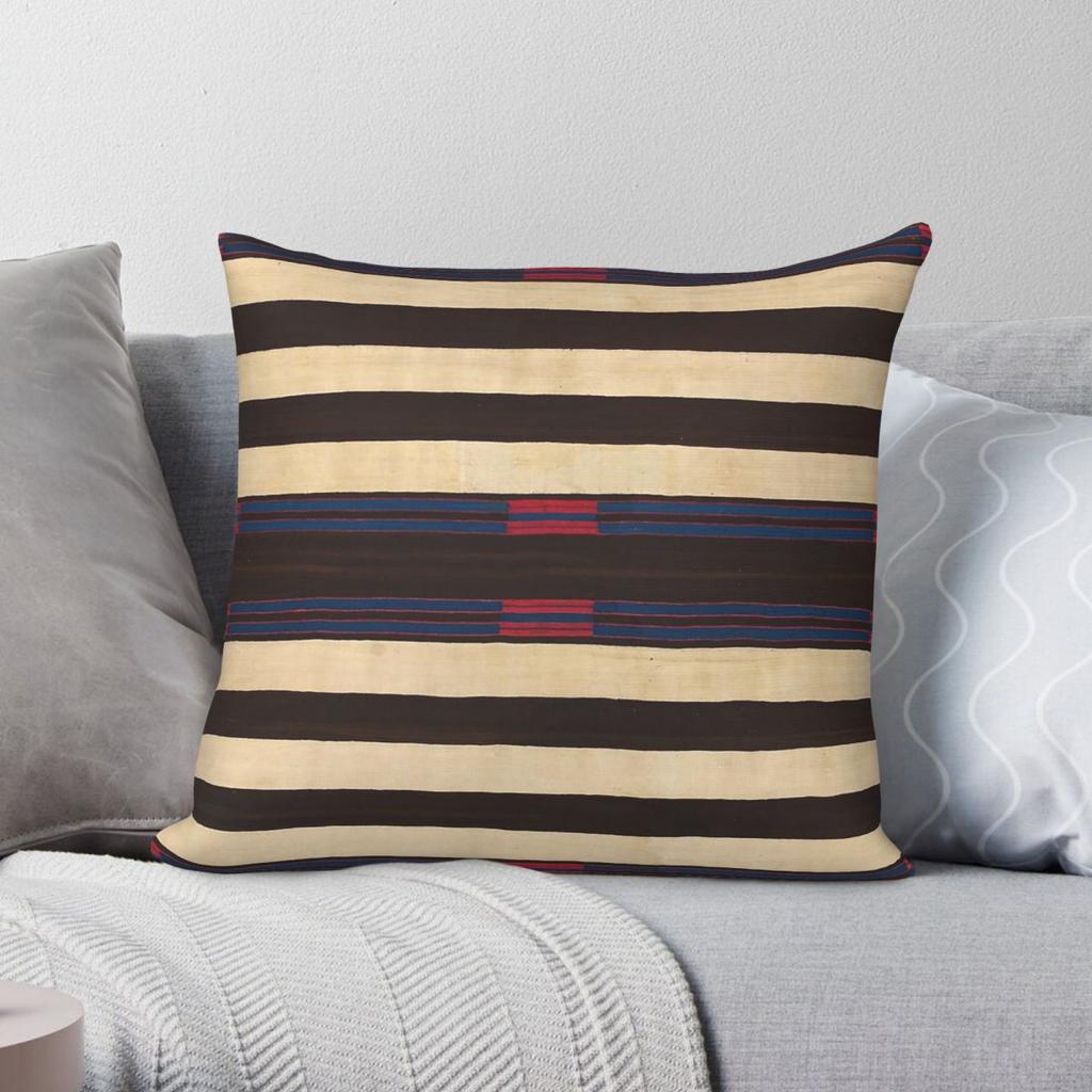 Indigenous Chief Navajo Weavings Square Pillowcase Polyester Linen Velvet Pattern Zip Decor Sofa Cushion Cover