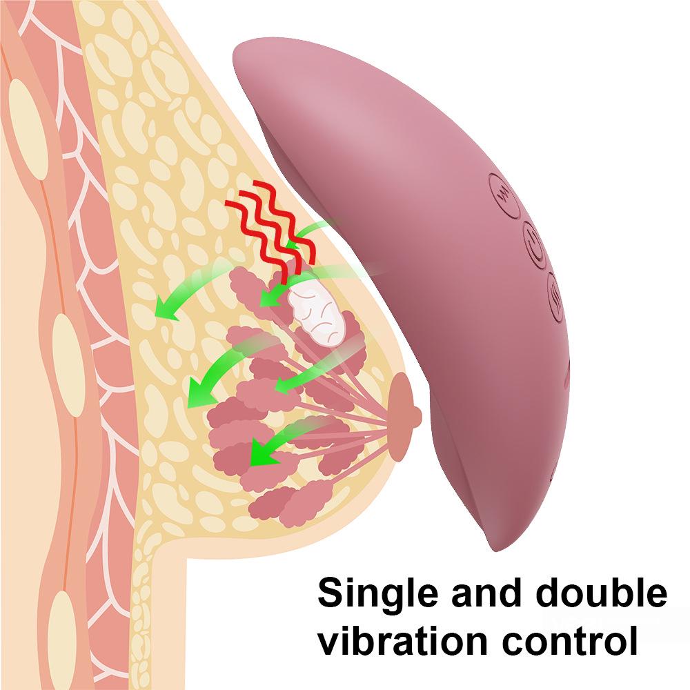 Masajor pentru Lactație din Silicon pentru Alinare Postpartum - Ameliorează Umflăturile, Durerea și Nodulii cu Compresă Caldă.
