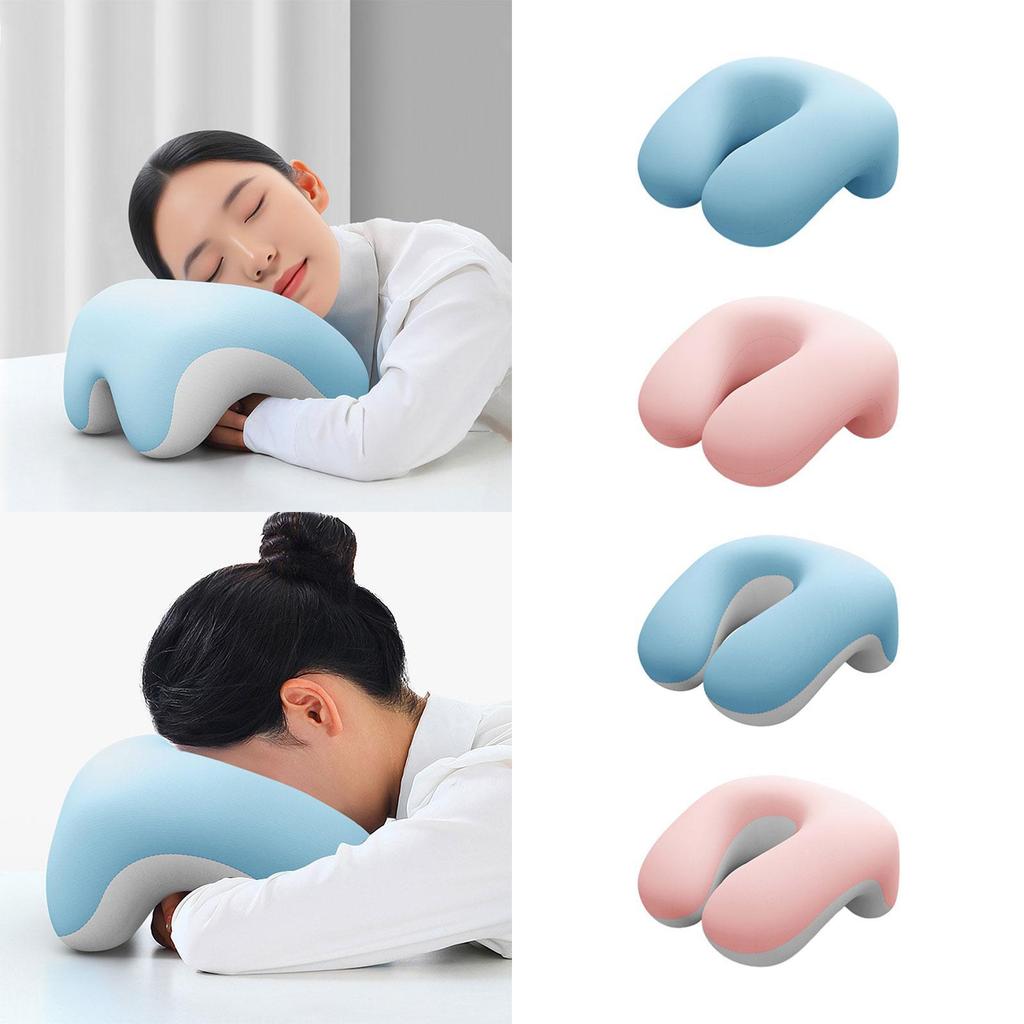 Desk Napping Pillow Breathable Lightweight Headrest Multiuse Lunch Break Comfortable Support Cushion for Travel Car School