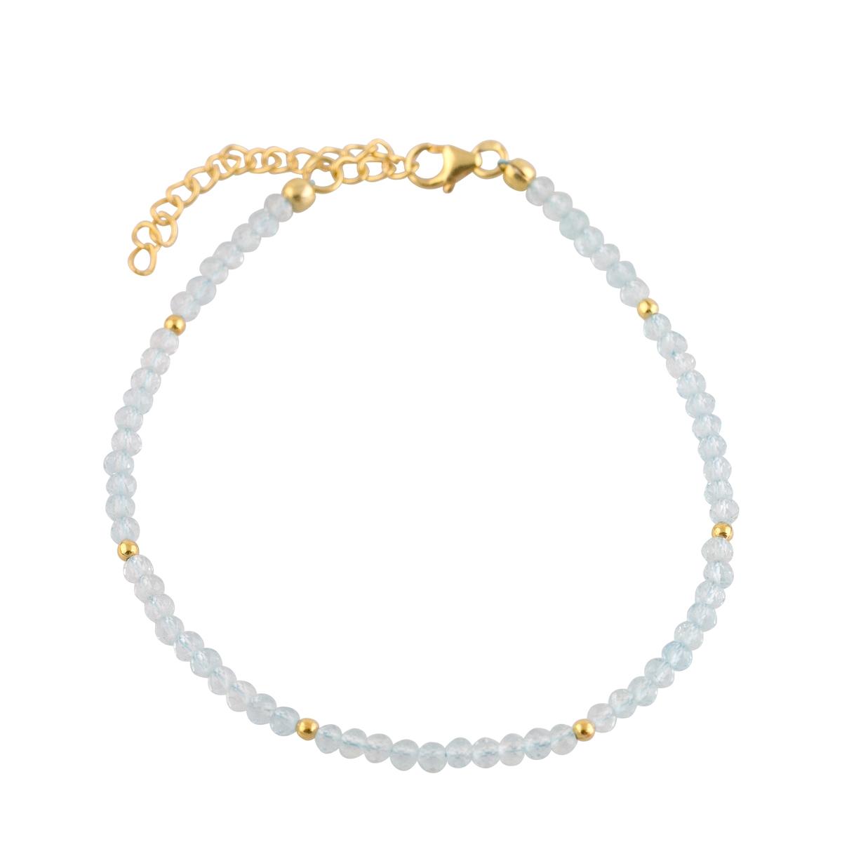 

Срібний браслет з натуральним топазом 14.515ct (2118190) 2025 небо синє світло кольору