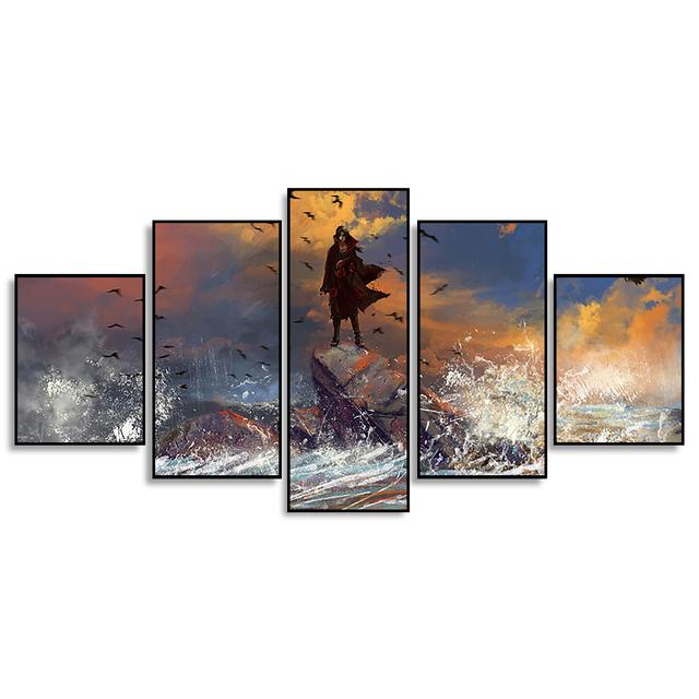 

5 картинок Постер Саске Итачи Персонаж Декоративная живопись Детская комната Настенные художественные принты Современный домашний декор Картина на холсте без рамки 40x60cm*2 40x80cm*2 40x100cm*1 No Frame