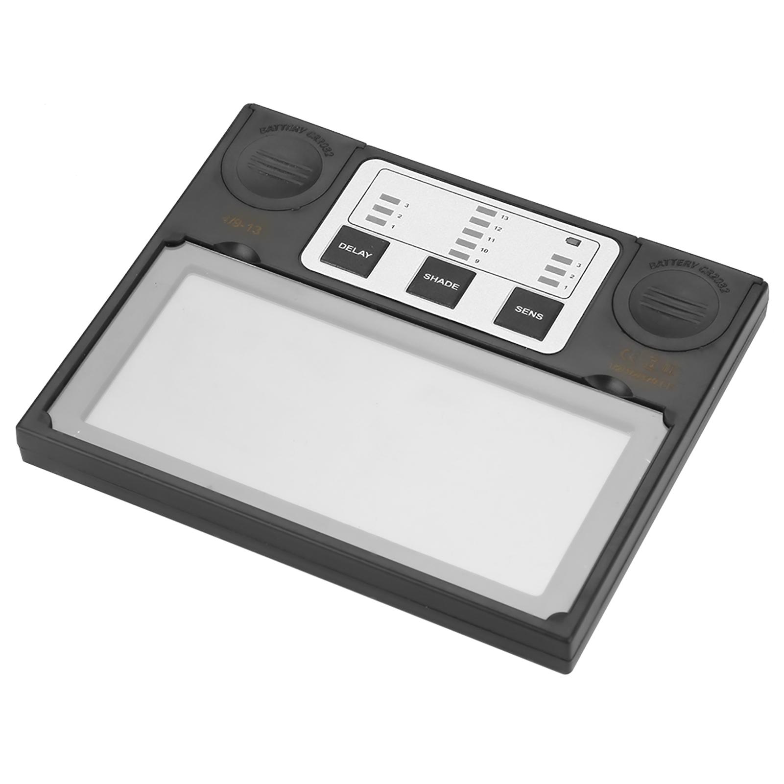 

Линзы сварочного шлема солнечной панели, сварочная маска, автоматические затемняющие линзы 110 * 90 мм