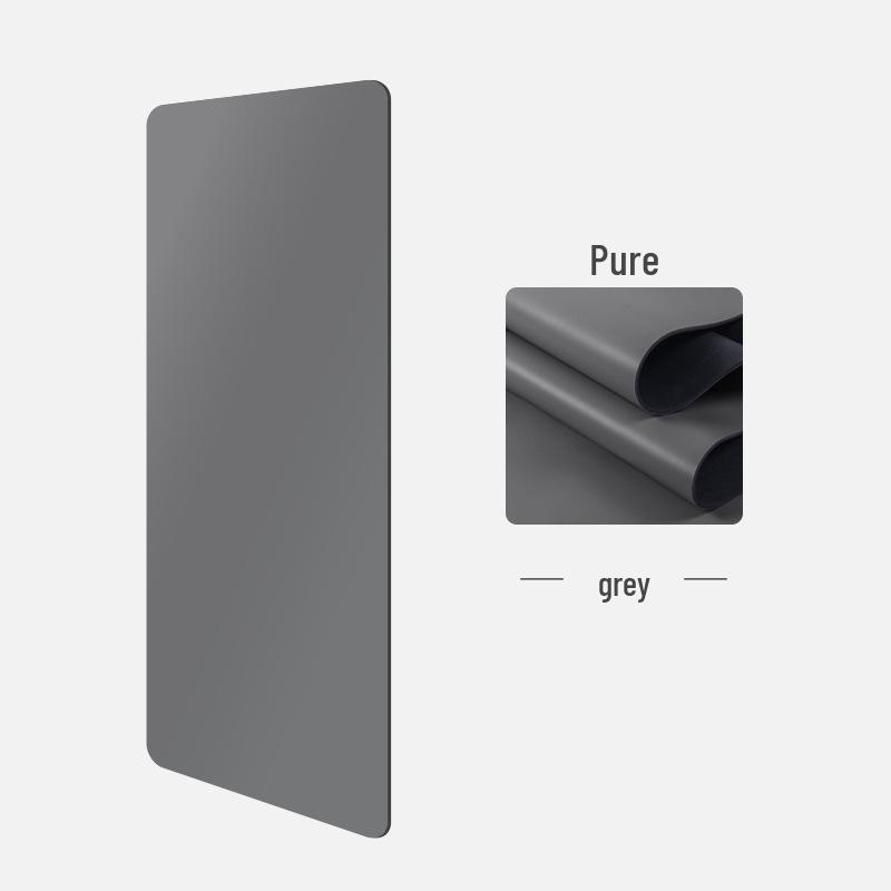 Non-Slip PU Natural Rubber Yoga Mat - Thick, Soundproof & Sweat-Absorbing for Men & Women