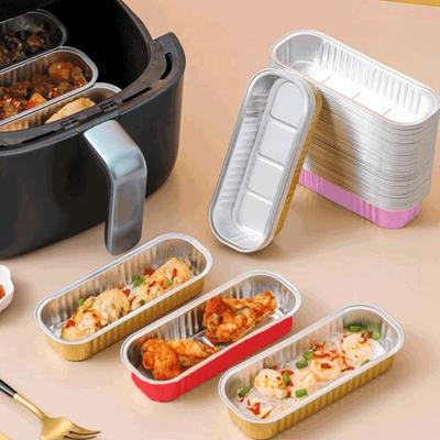 20/50Pcs Mini Loaf Pans Tin Foil Clear Snap-On Lids Pans with Disposable Aluminum Reusable Rectangle Foil