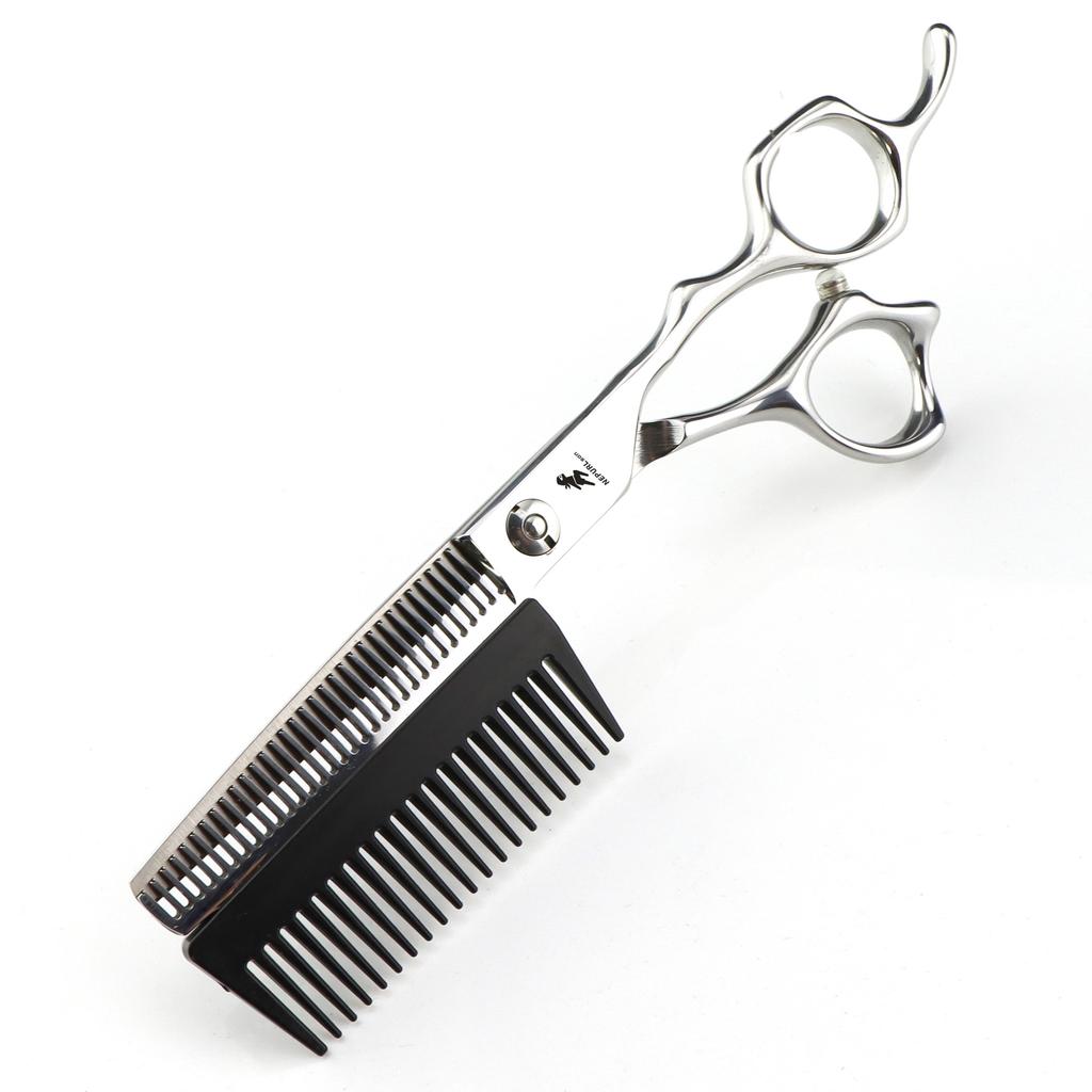 6.0 Inch Hair Scissors With Comb, Hair Scissors, Haircut Scissors, Flat Scissors, Bangs Scissors