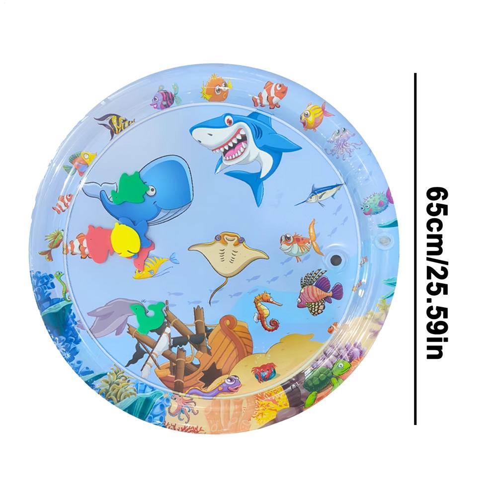 

Water Mat for Cats Water-Filled Cat Mat Cooling Leakproof Inflatable Pad with Pump for Pet Home Dogs Play Indoors Outdoors