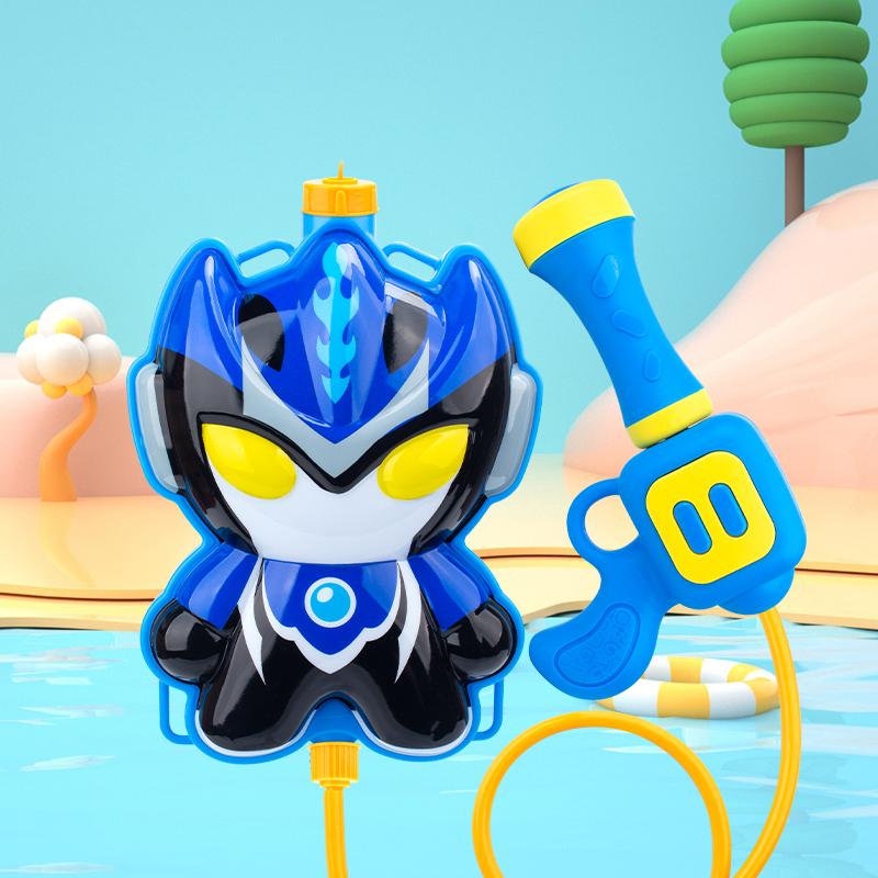 Children'S Water Gun Splashing Toys Backpack Water Gun Summer Beach Toys Water Fight Boys Girls Backpack Water Gun Outing Toys C