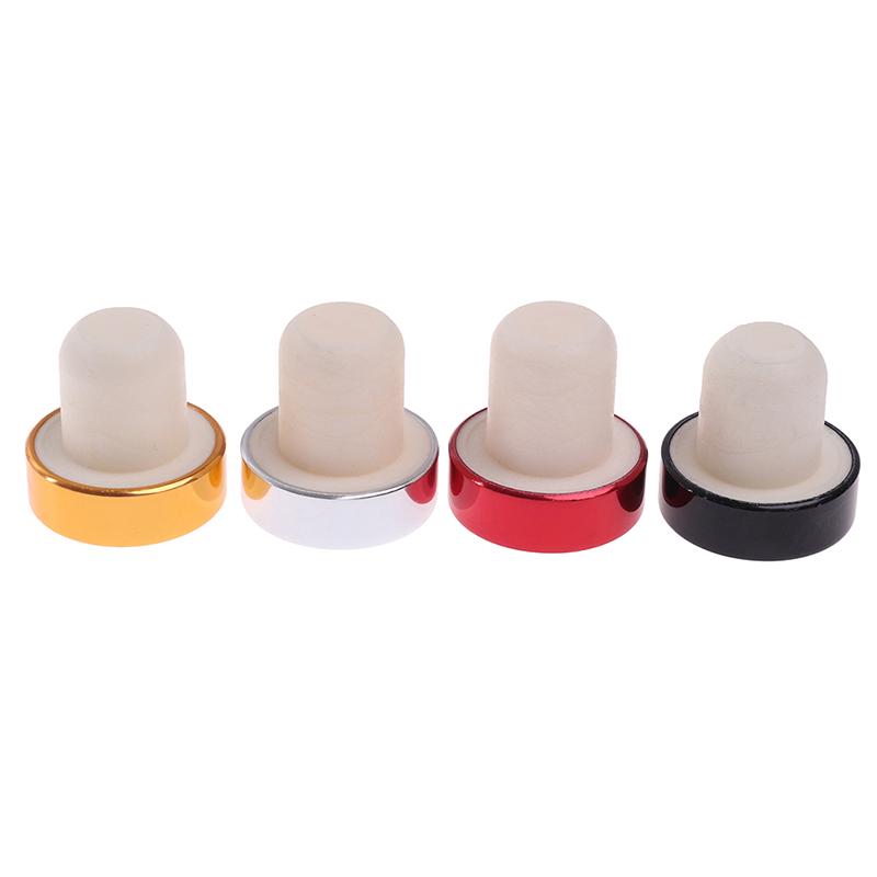 10Pcs Polymer T-Shape Red Wine Stoppers Cork Bottle Plug Sealing Cap Corks