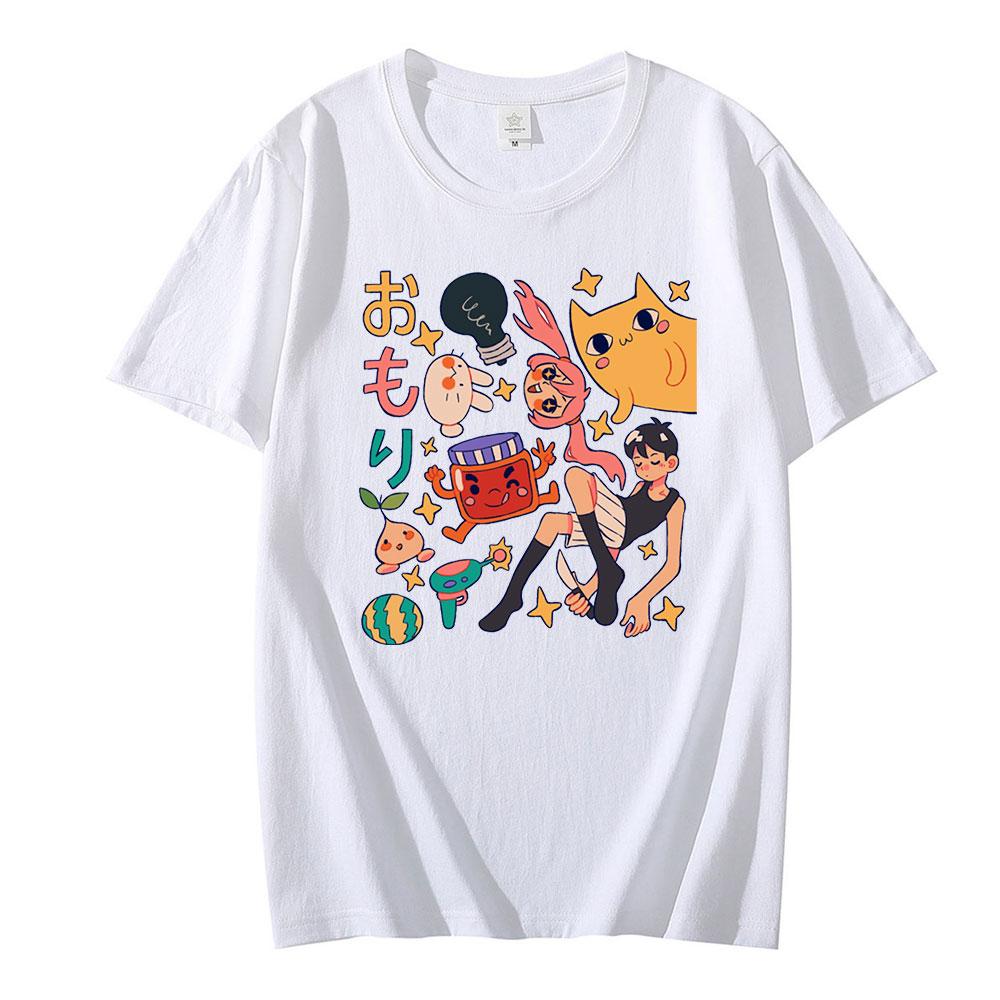 2026 Omori T Shirt Summer Casual Top Fashion Printing Harajuku Cotton Polyester Short Sleeved Tops Cosplay Tee
