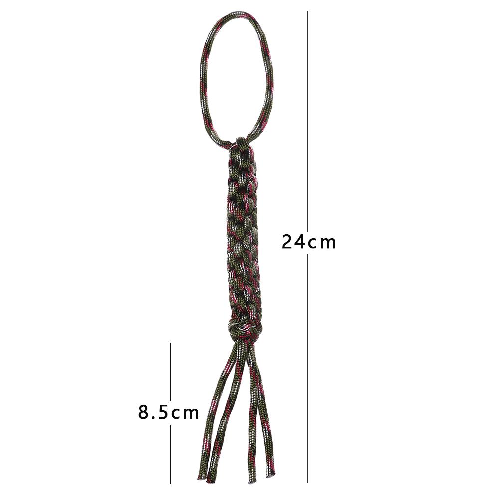 1/2pcs Camping Corn Knot Nylon Chain Tool Keychain DIY Tools Falling Paracord Rope Ornaments 7 Strands Ropes Knife Pendant