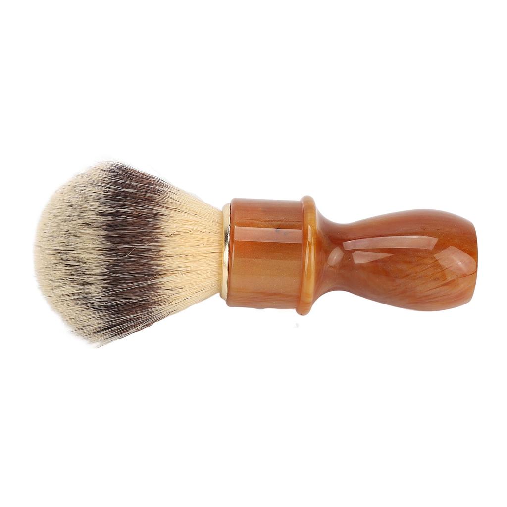 Men Shaving Brush Home Hair Salon Ergonomic Resin Handle Soft Hair Shaving Brush Face Grooming Tool