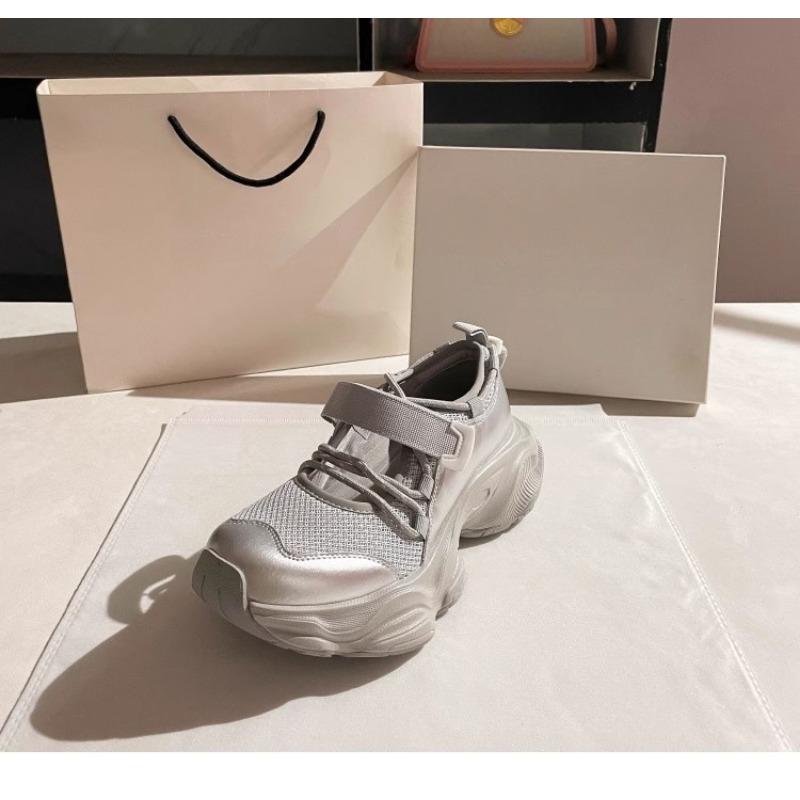 Edition~ Sportsandalen Damen Sommer dünn atmungsaktiv erhöhend hohle Schuhe dicksohlige lässige Dad-Schuhe Damen