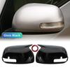 For Toyota RAV4 XA30 2008-2013 Black/Carbon Side Door Rearview Mirror Cover Cap Trim Shell Sticker Car Styling