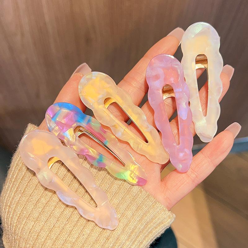 Korean Sweet Texture Wavy Duckbill Hairpin Clip