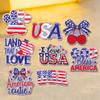 New America's 250th Anniversary Embroidered Patches DIY Iron On Patches For Clothing Statue Of Liberty Flag Eagle Patch Armband