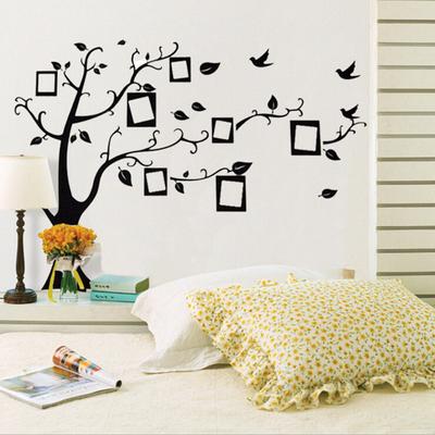 Adhesivo Removible de Vinilo para Decoración Familiar del Hogar DIY Árbol y Pájaro para Habitación Pegatina de Pared Foto Venta