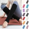 Women Knitted Leg Footless Blow Warm Warmers Pair Thickened Socks 1 Solid Color Knee
