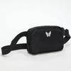 Elegant Compact Butterfly‑Design Crossbody Bag Trendy Adjustable Wide Strap Nylon Mini Purse for Women Outdoor Daily Activities