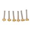 6Pcs Brass Saddles Set for TL Tailpiece Telecaster Electric Guitar Replacement Parts