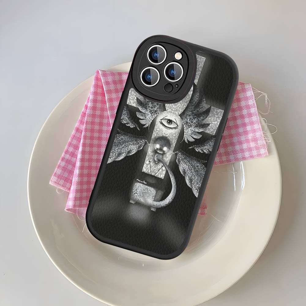 Game The Binding Of I-Isaac For IPhone 16 15 14 13 12 11 Pro Max Plus Shockproof Leather Soft Phone Cover