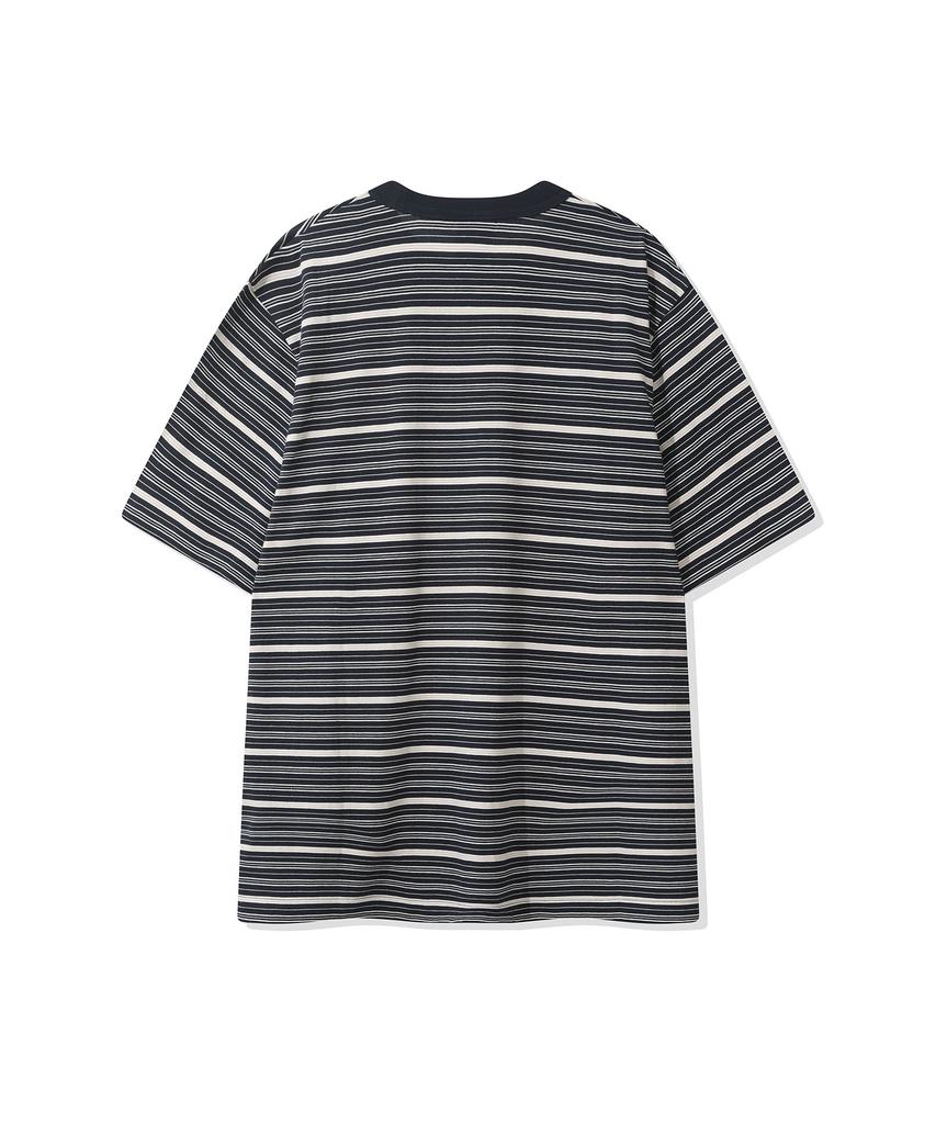 CGP Multi-Stripe Short-Sleeve T-Shirt - Dark Navy