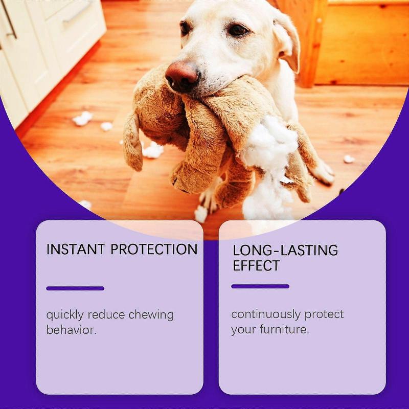 2 Pack No Chew Spray for Dogs, Bitter Apple Spray for Dogs Natural Training Aid for Dogs & Puppies, Stop from Chewing and Biting On Furniture, Shoes, 