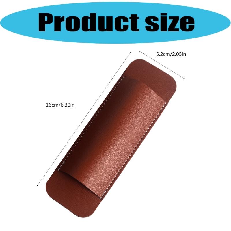 Leather Pouches Practical Cutter Sheath Flexible Cutter Pouches Kitchen Accessary Leather Sheath for Everyday Use