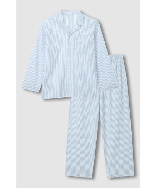 [JAJU] Men's Cotton Stretch Full-Length Pajama Set [Shipped from Korea] 100% Authentic