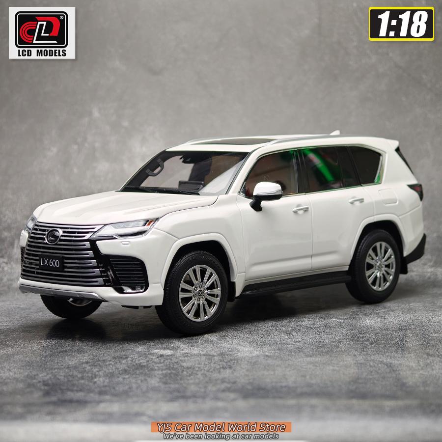 

LCD 1:18 Lexus LX600 литий автомодель позашляховик статична прикраса святковий подарунок колекція металевий матеріал білий